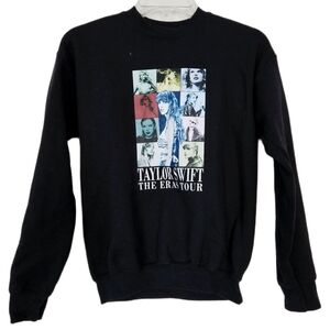 Taylor Swift Eras Black Sweater